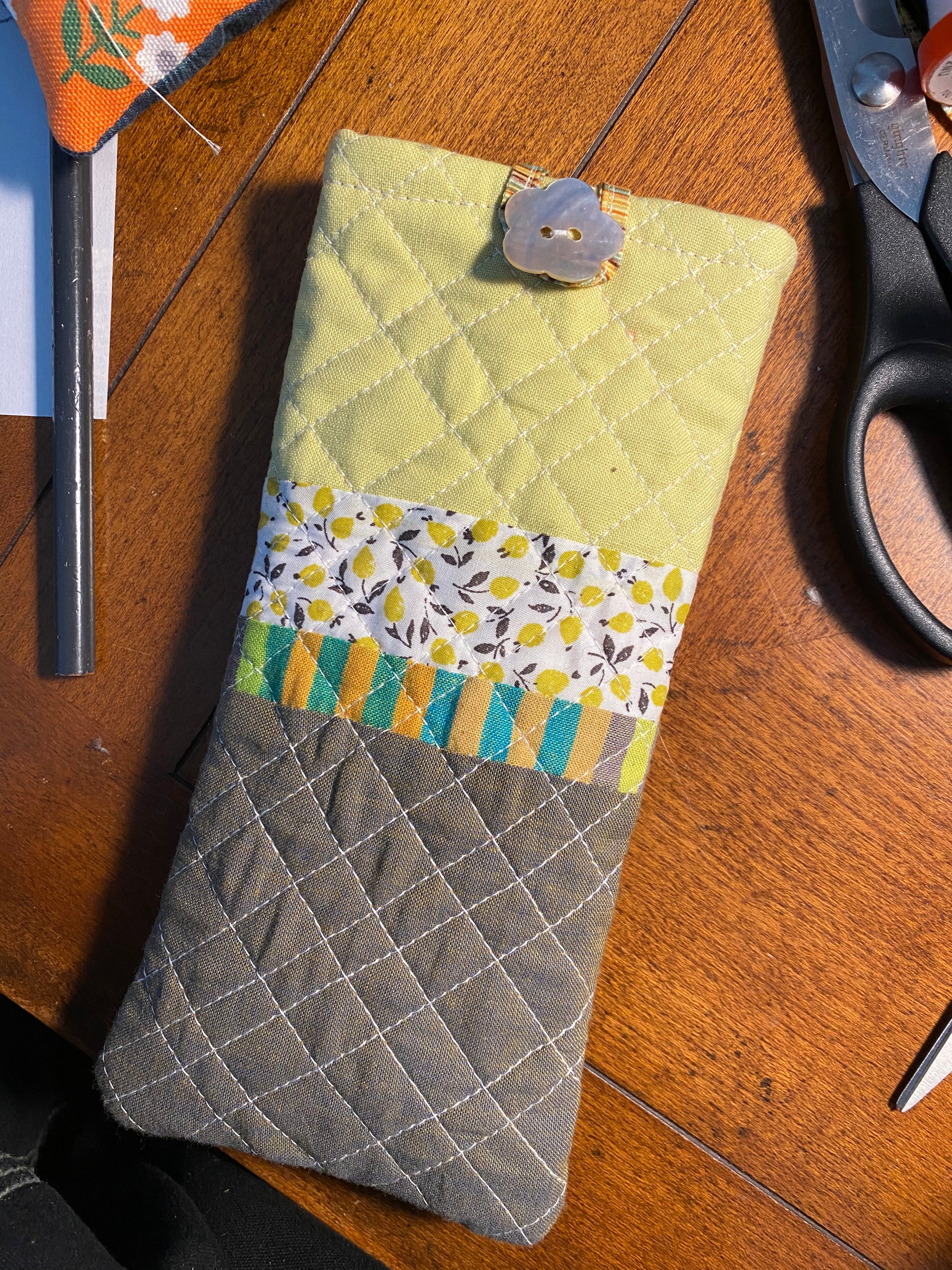 I Can See Clearly Now Eyeglass Case free project pattern