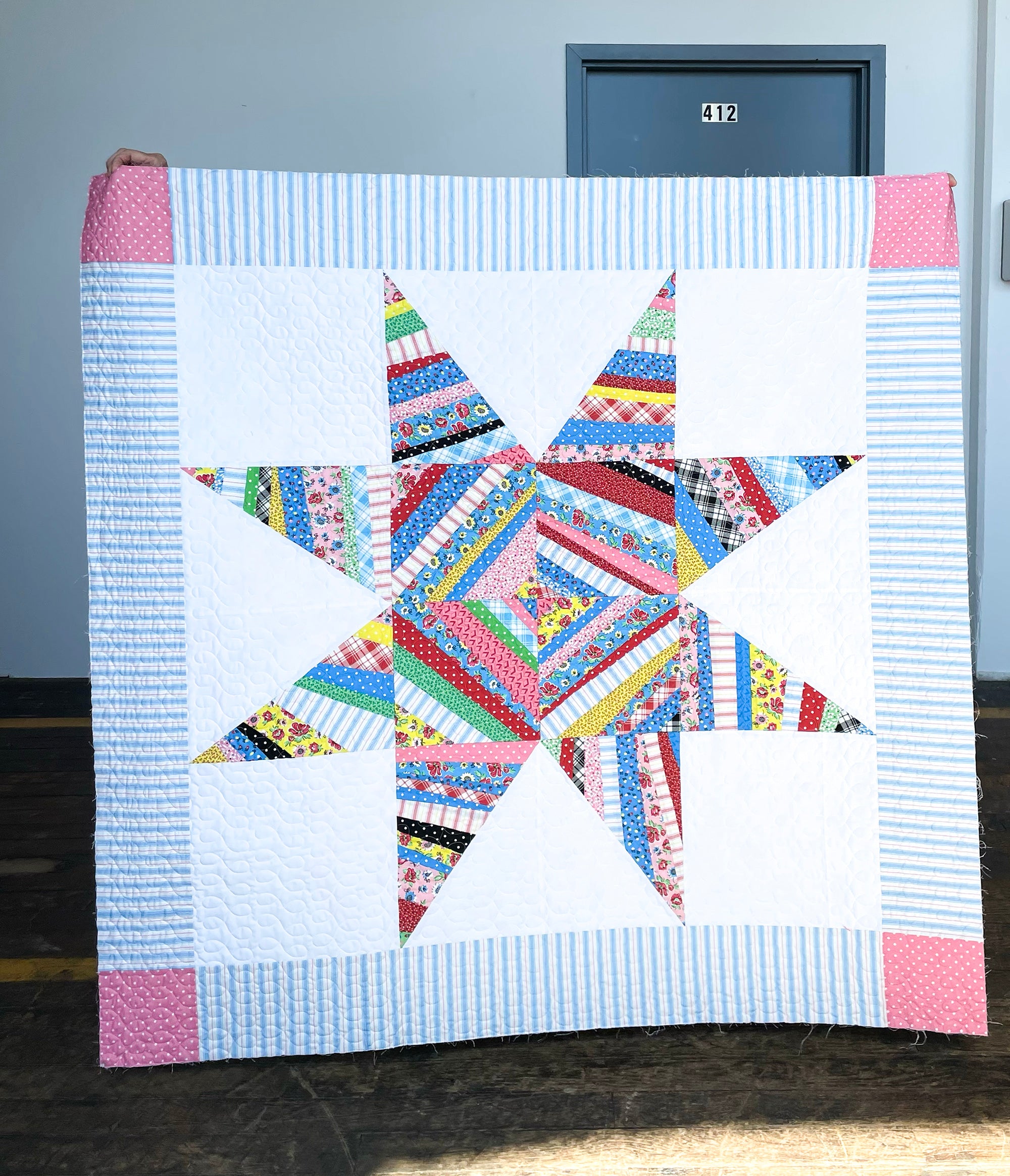Crazy Star Border sample