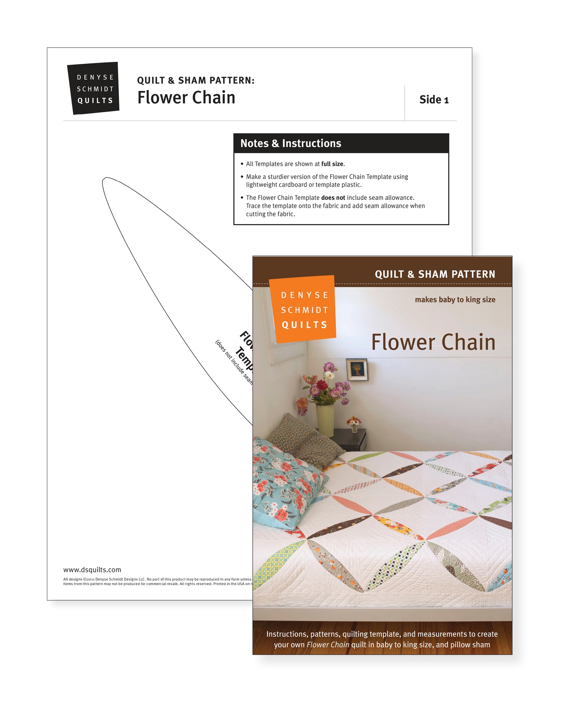 Flower Chain quilt pattern
