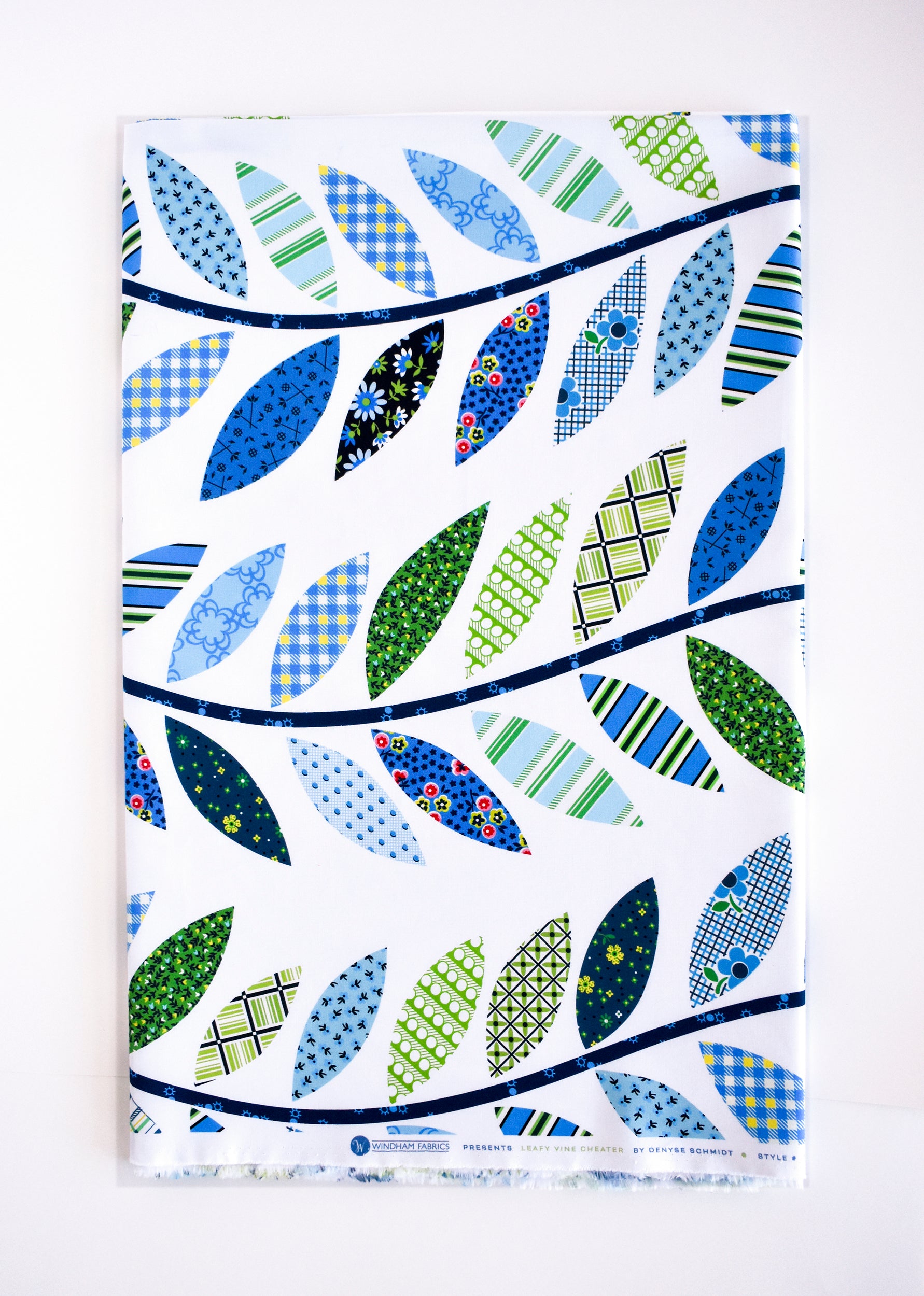 Leafy Vine cheater 3yd – Denyse Schmidt Quilts