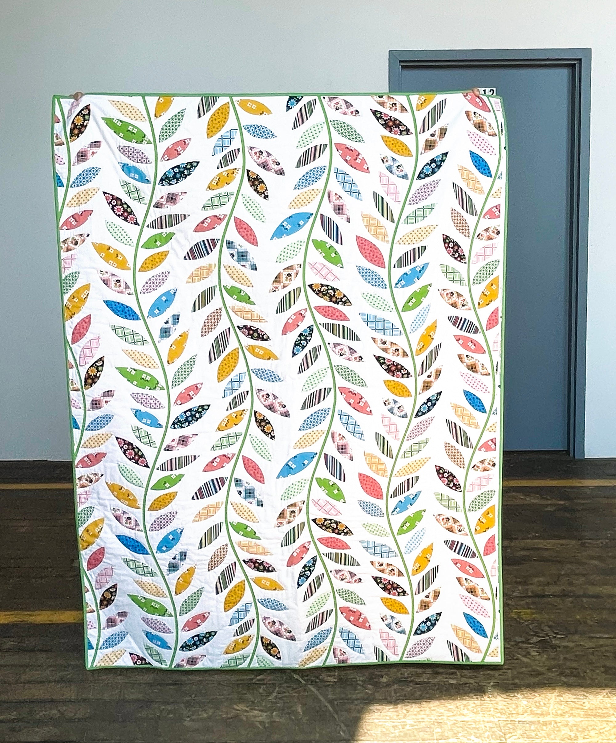 Leafy Vine baby quilt