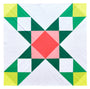 Ohio Star quilt sample