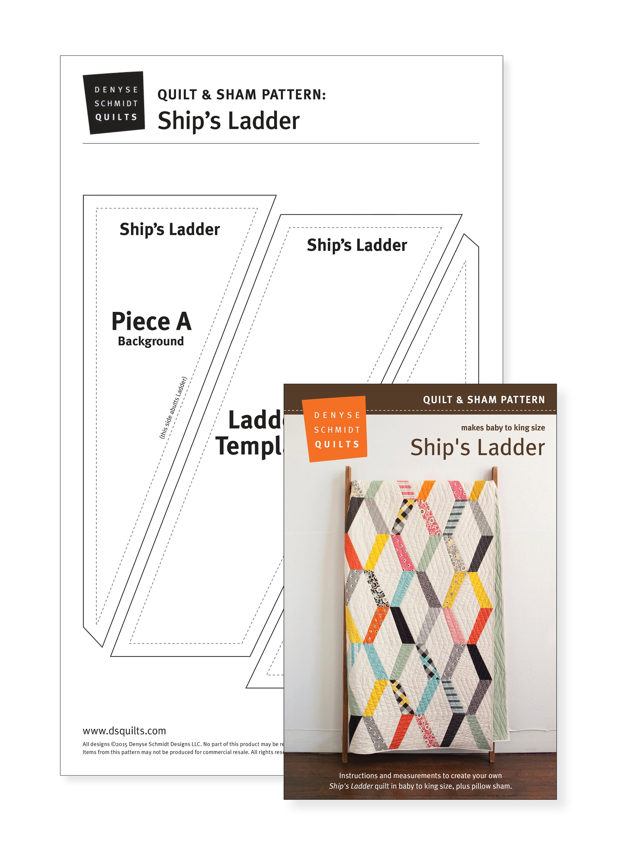 Ship&#39;s Ladder quilt pattern