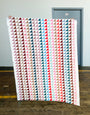 Triangle Stripe baby quilt