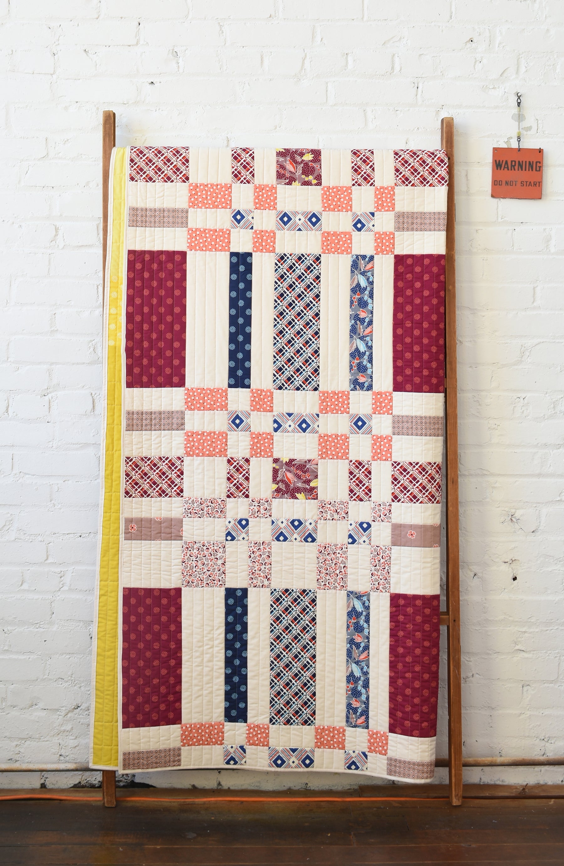 Woven quilt pattern